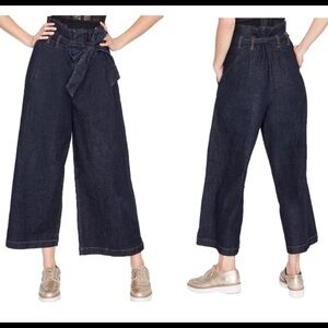 Rachel Roy Denim, Paperbag High Waisted Capri Jeans, sz 28
